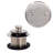 14" White Polypropylene Pull To Open Bathtub Leg Drain Assembly with Two-Hole Overflow -36928773