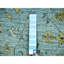 Tapis surdimensionné en laine noué à la main 11 pi 10 po x 15 pi Ice Shah Abbas bleu 11 pi 10 po x 15 pi
