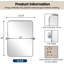 Miroir de salle de bain mural moderne inclinable | Cadre pivotant en acier inoxydable-1498669463-1496343118