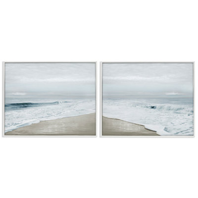 Ensemble de giclées encadrées Morning Bliss Coastline, par Natalie Carpentieri