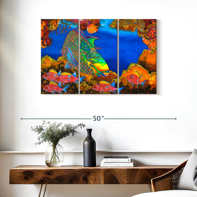 Under Jade Mountain, 24" H x 38" W