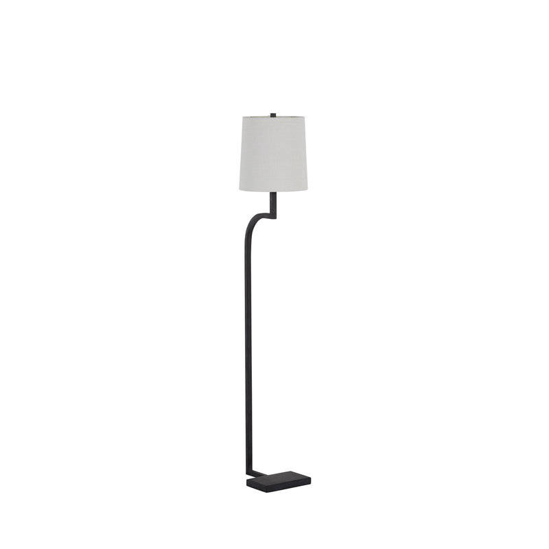 Howard Floor Lamp, Rusty Black, 100 W