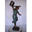 Standing Boy With Watering Can Bronze Statue Fountain - Size: 24" X  22" X 48"H.