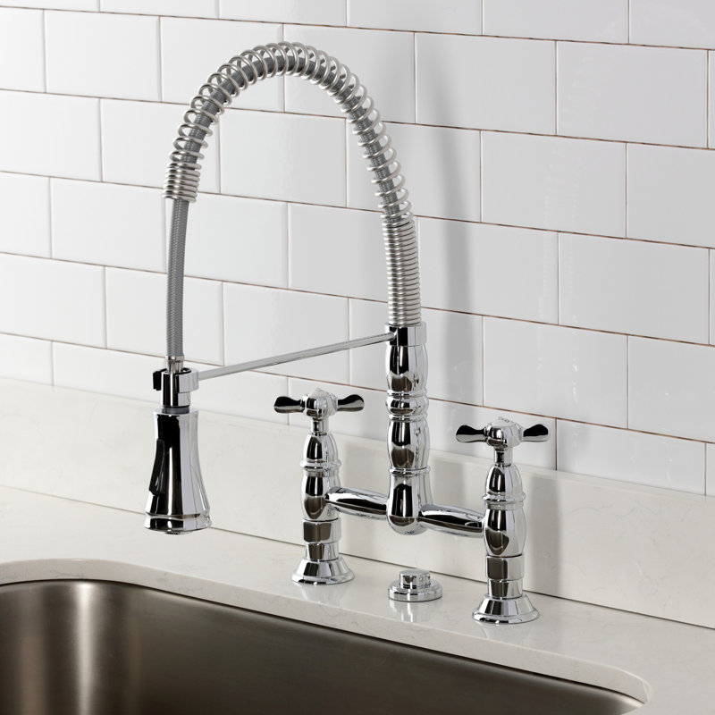 Robinet de cuisine Kingston, Chrome poli