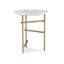 Modern Edge Marble End Table