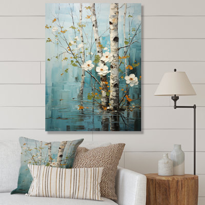 Wakil " Birch Woods Silent Woods V " Color Photography Print