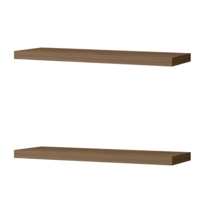 31.5" Wide Floating Wall Shelf, Adds Sophistication To Living Space, Contemporary Decorative Wide, On For Space Enhancement, Modern Decor Fit