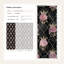 Papier peint à motif géométrique rétro Vintage Roses-1988706529