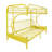 Alycea Futon Bunk Bed with Built-in Ladders-780040295-780040294