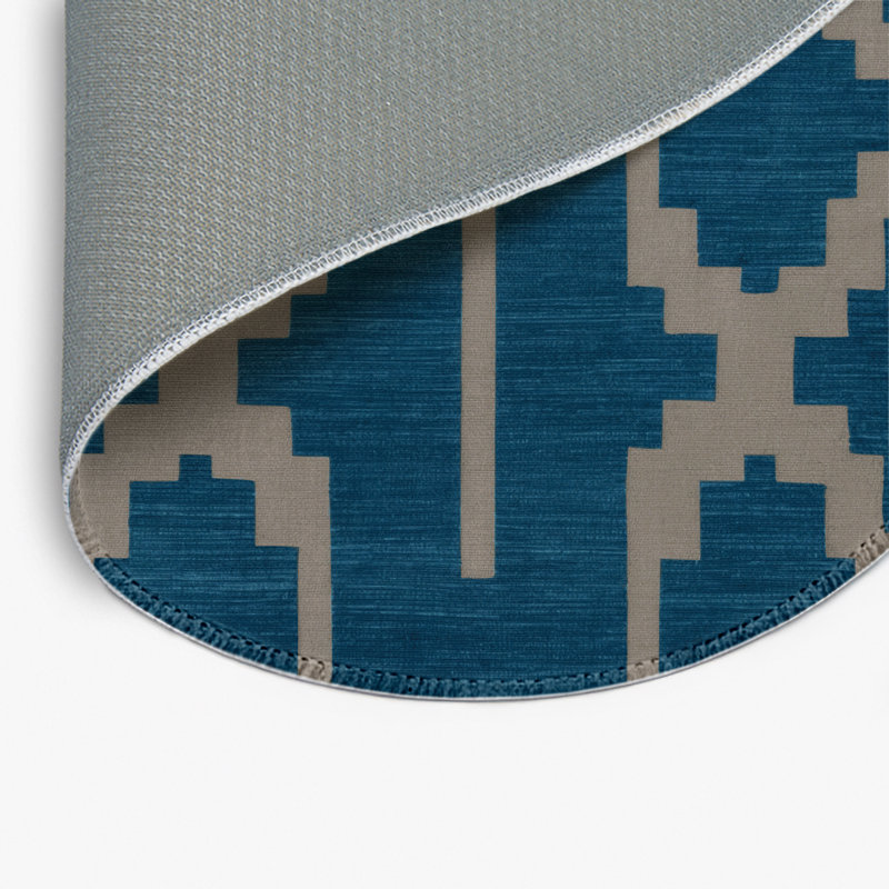 Tapis vert intérieur et extérieur Trellis, Rond 5 pi