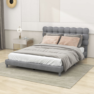 Ainar Upholstered Platform Bed -  Mercer41, 5A88C59369974559AE466B9A11FBB614