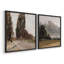 «Vintage Landscape XLV III», 2 pièces sur papier-1046921980-1046921979