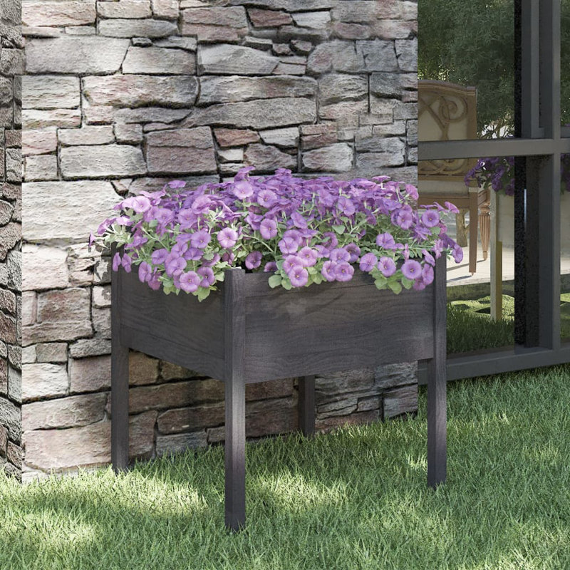 Alasteir Wood Planter Box, Light Brown, 70cm H x 70cm W x 70cm D