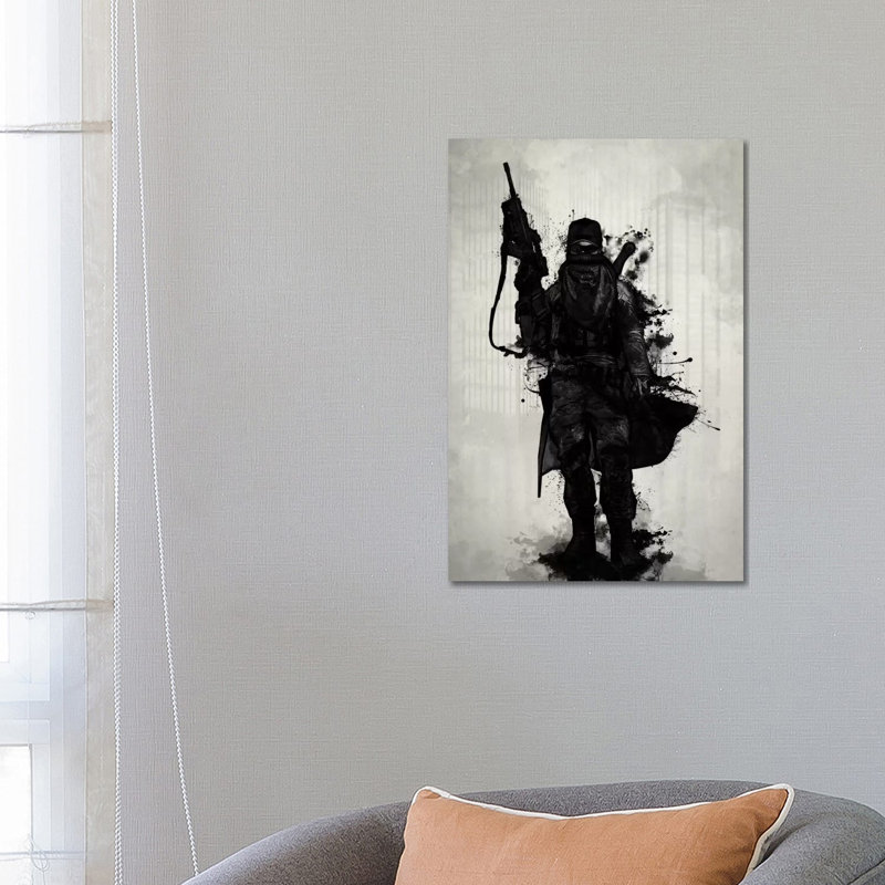 Post-Apocalyptic Warrior by Nicklas Gustafsson - Wrapped Canvas Gallery-Wrapped Canvas Giclée