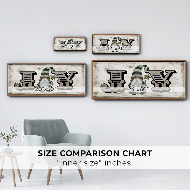 «Winter Wonderland Friends Joy», toile encadrée