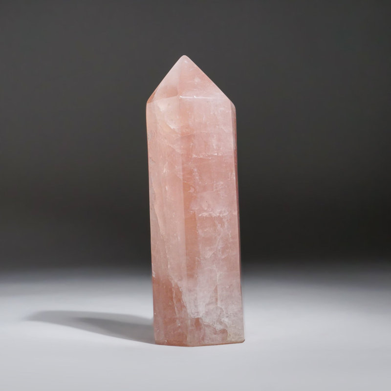 Rose Quartz Polished Point from Brazil (2 Lbs)