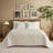 Ribbed Matelassé Cotton Coverlet Set-118098946-105905598