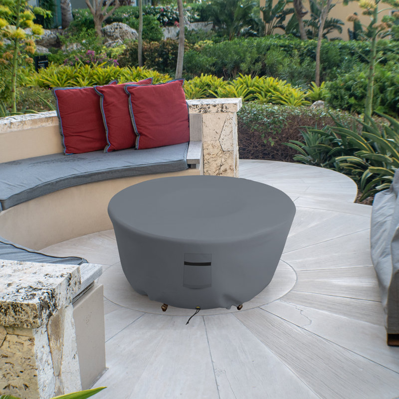 Outdoor Cover, 61cm H x 203.2cm W x 203.2cm D, Grey