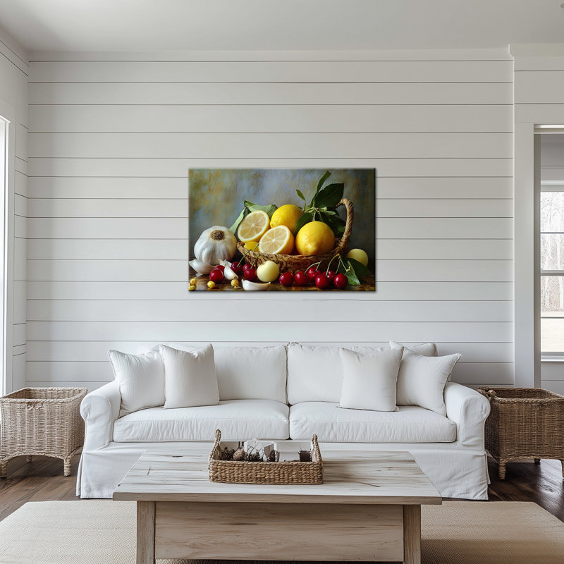 Art mural de citron, cuisine italienne fruits, affiche d'art mural en toile citron, photos de cuisine, impressions murales pour cuisine, art mural 36 po x 48 po