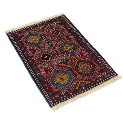 Fine Hand knotted Persian Yalameh 2' x 3'
