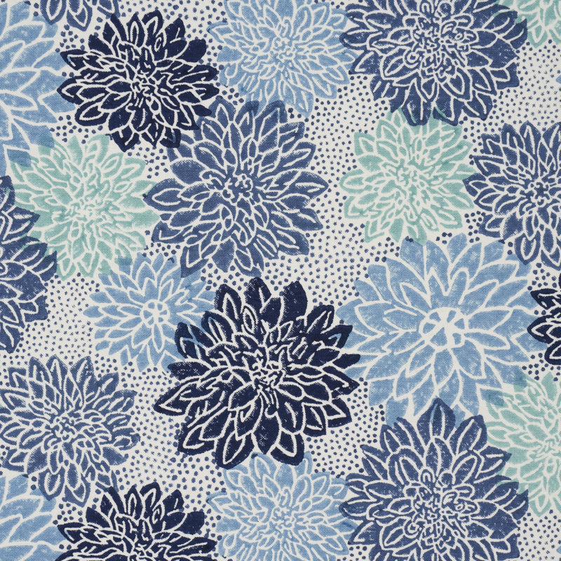 Tissu 100 % coton, Bleu
