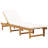 Patio Lounge Chair with Cushion Outdoor Sunlounger Solid Acacia Wood-1895022442-1919088016