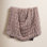 Ruched Rabbit Faux Fur Throw Blanket