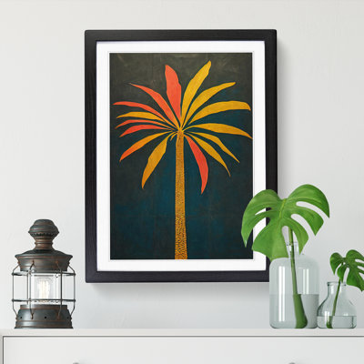 Palm Tree Design - Single Picture Frame Print