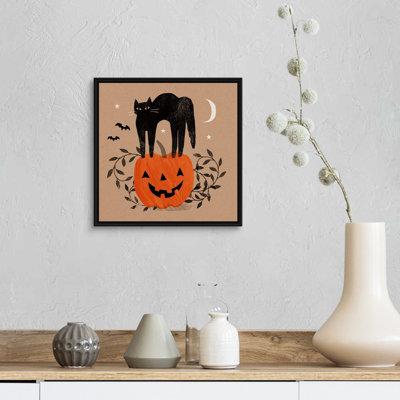 «Graphic Halloween I» par Victoria Barnes, reproduction d'art sur toile