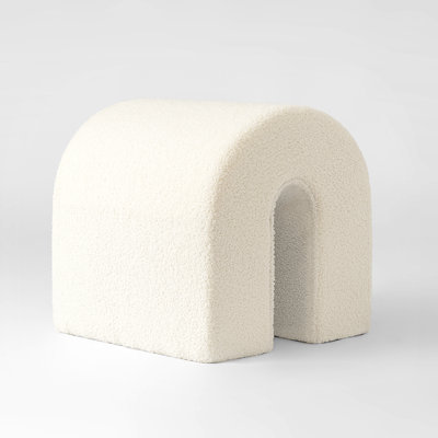 43cm Wide Abstract Solid Colour Standard Ottoman