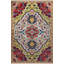 Tapis décoratif à franges beige-1183289914