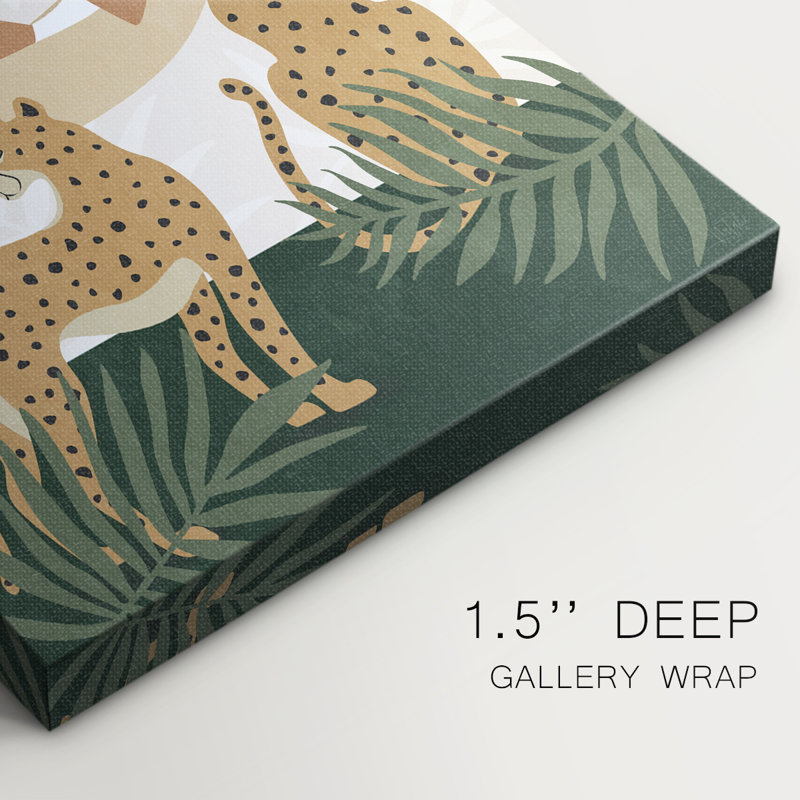 Tropical lecture II -Galerie enveloppé Cavas, H 60 po x l 40 po