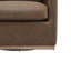 Fauteuil pivotant rembourré avec repose-pieds Bobbi