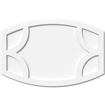 Médaillon de plafond contemporain en PVC de qualité architecturale Kailey