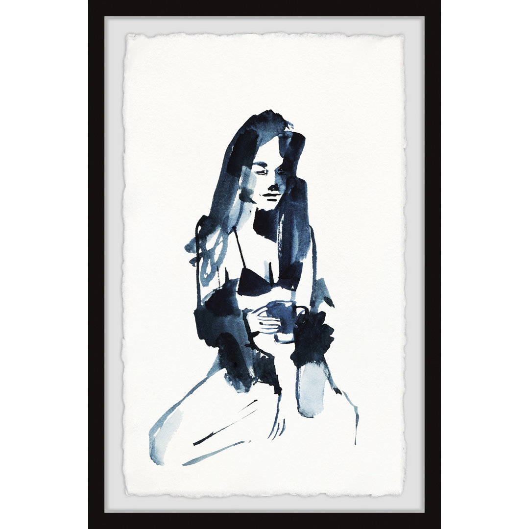 "Drink Moderately" Framed Painting Print