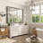 Lohoski Decorative Bathroom Vanity Mirror for Wall - Beveled Design-708868365-690816655