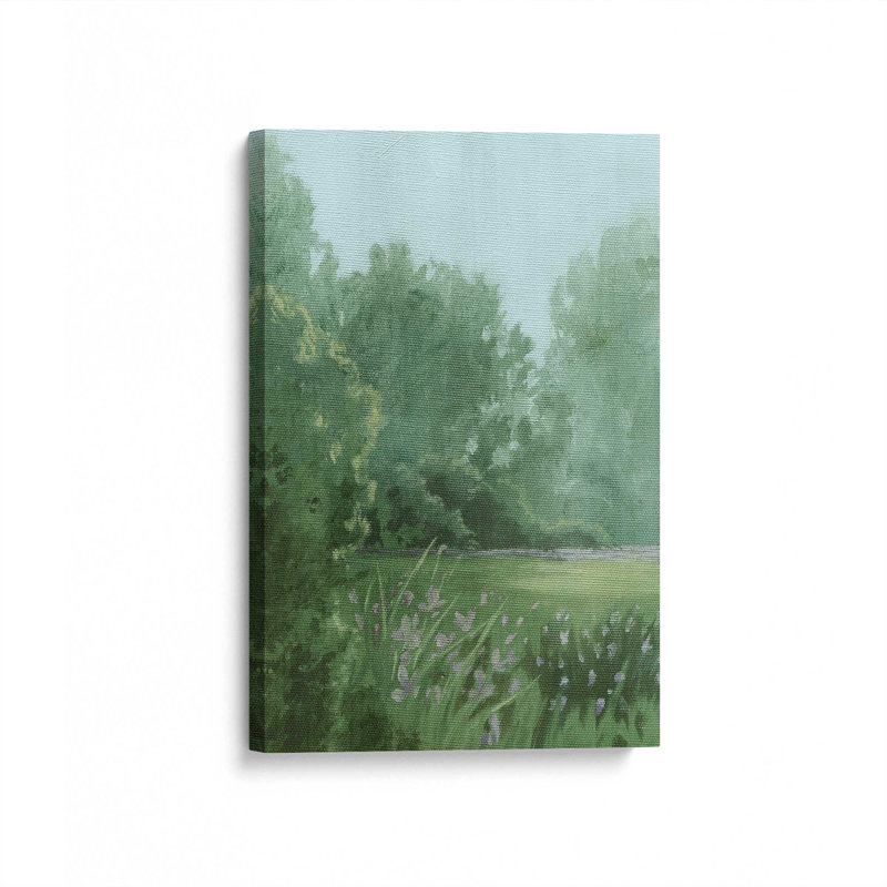 «Amethyst Iris Meadow I» par Grace Popp, reproduction d'art sur toile, H 36 po x l 24 po, Toile tendue, Ne s’applique pas