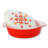 Rose Victoria Oval Glass Casserole Bakeware