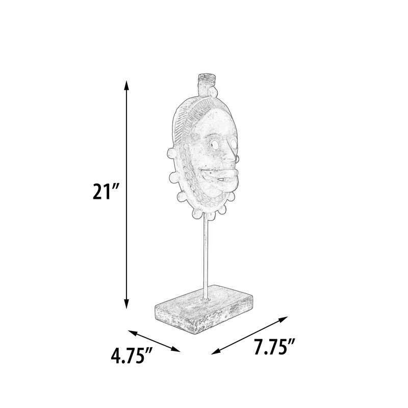 Masque de l'oracle sur pied