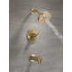 Nicoli Single-Function Tub Shower Faucet Set, Shower Trim Kit with H2Okinetic Shower Head and Valve