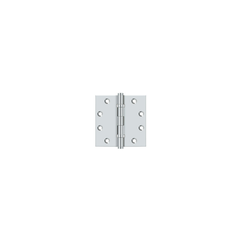102'' x 102'' Butt Bearing Hinge, Polished Chrome