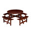 Table de pique-nique d'extérieur pour 8 personnes-621391855
