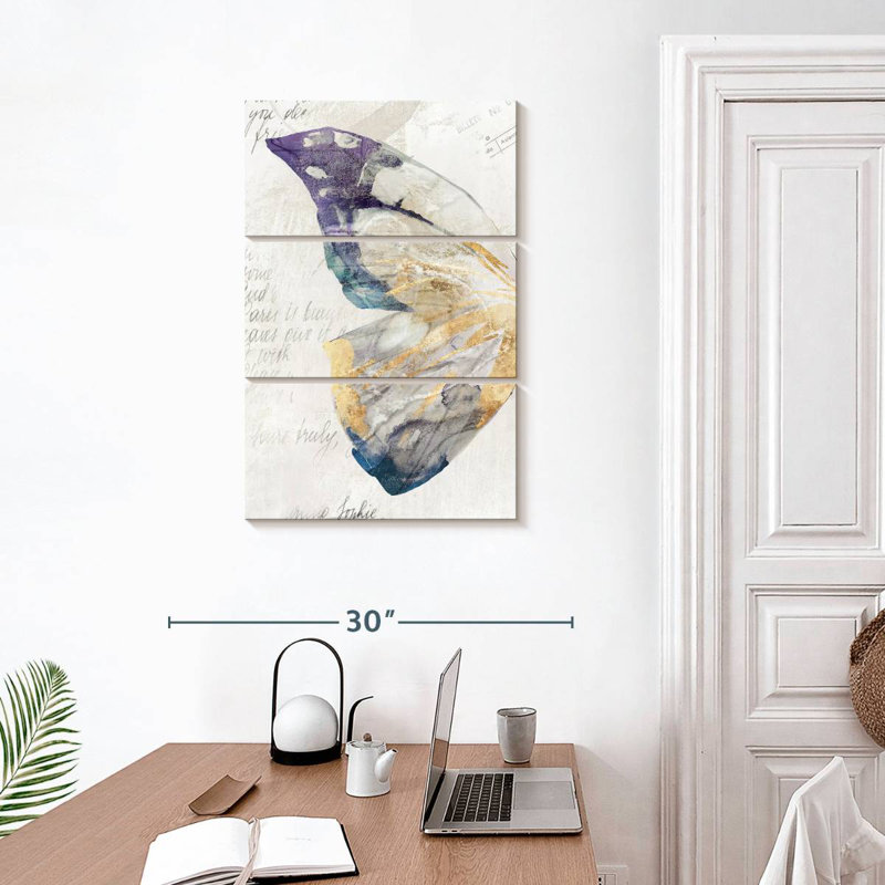 Brampt papillon effet II, H 32 po x l 20 po