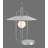 Lyra 24-in Height Integrated LED ETL Certified Cage Table Lamp with Shade and Touch Sensor Dimming-128747179