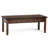 Artisan 46"W Solid Wood Transitional Coffee Table with 2 Drawers, Open Shelf and Square Brushed Nickel Knobs-1051614327