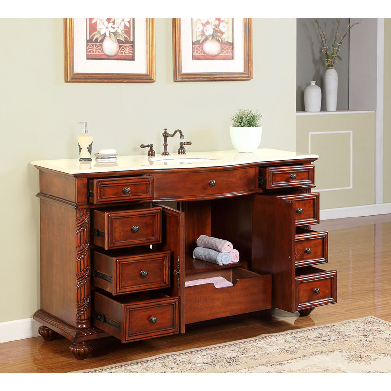 Ensemble de meuble-lavabo simple 60 po Brenneman