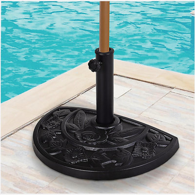 Porte-parasol extérieur en résine Outsunny 20lbs