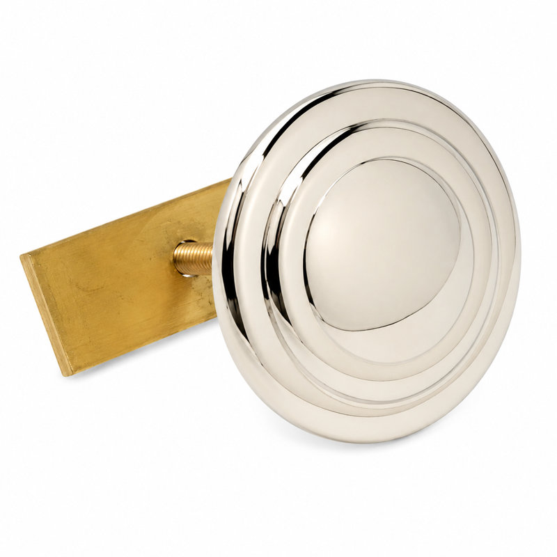 Strom Living Sink Hole Cover with 1 1/2" Diameter and 5/16" High in Polished Nickel, Polished Nickel