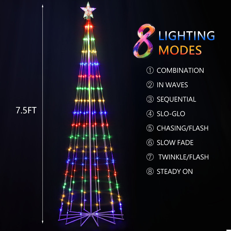 90'' LED Lighted Trees & Branches