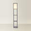 Lena Struttura 160cm Floor Lamp Wooden Shelves Floor Lamp in 4 Colours-115046285-73227444